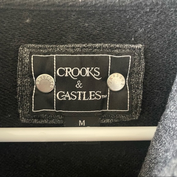 Crooks & Castles Most Hated Put In Work Zip Up Hoodie Jacket - Picture 7 of 11